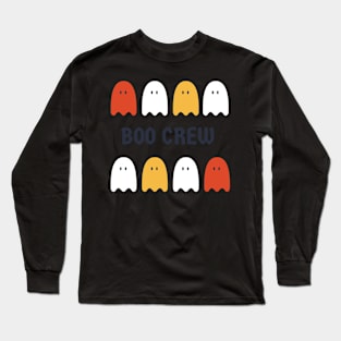 Boo Crew Fun Halloween Apparel Long Sleeve T-Shirt